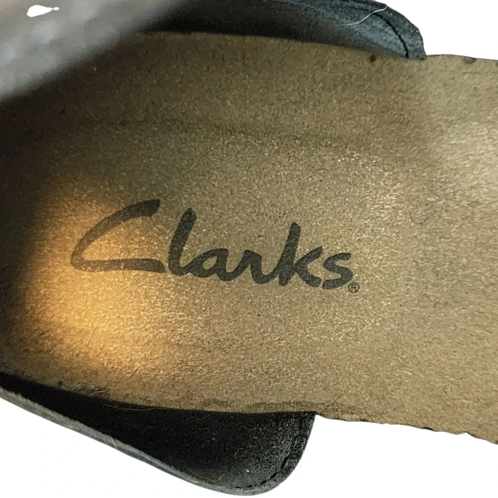 Clarks Chukka Boot sz 12M Men Desert Bushacre Suede Leather Gray Ankle NO INSOLE